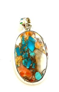 Oyster Turquoise Pendant - Lighten Up Shop