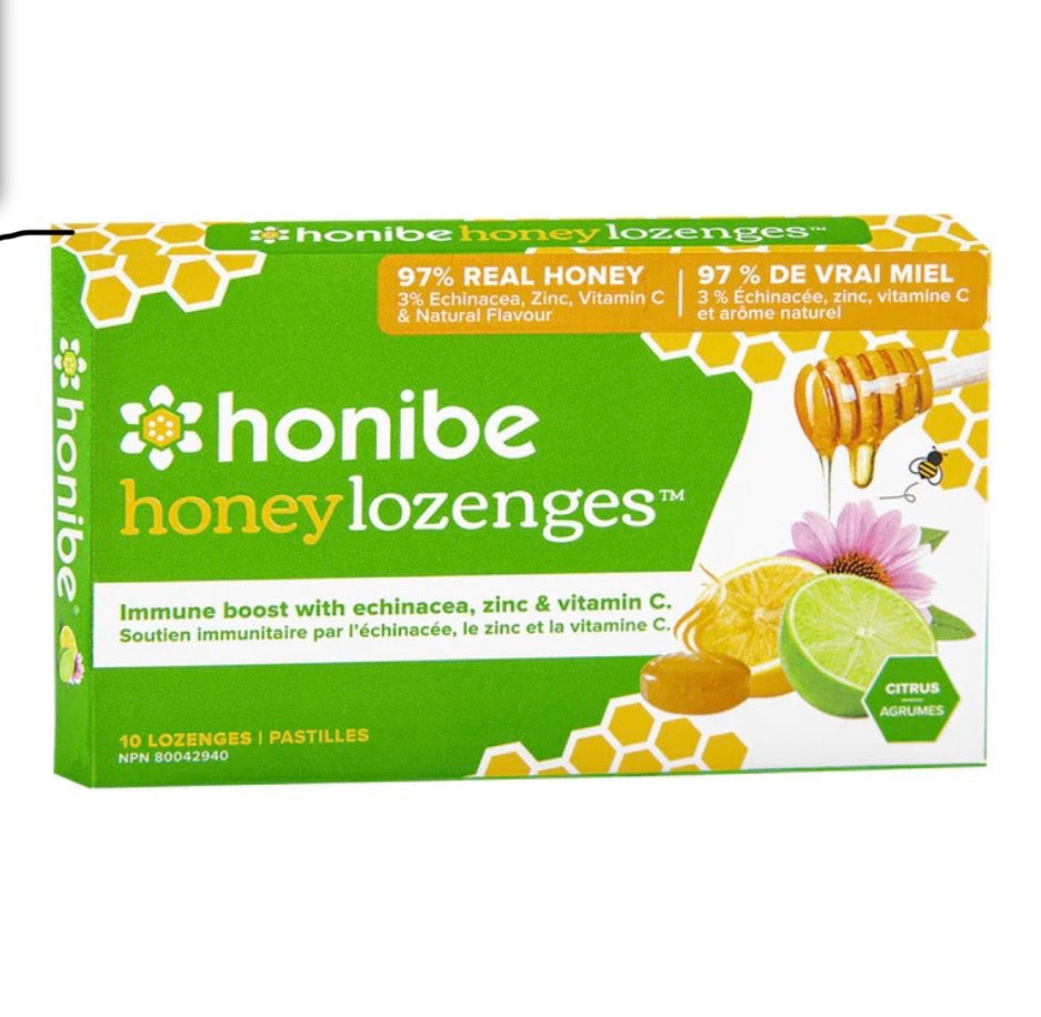 Honibe Lozenges 10 Lozenges Pack - Orange - Lighten Up Shop
