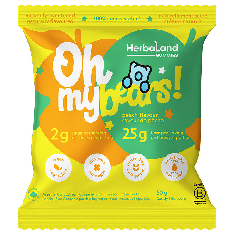 Oh My Bears Gummies - Peach - Lighten Up Shop
