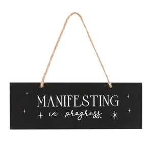 Manifesting in Progress Wall Hanging - Lighten Up Shop