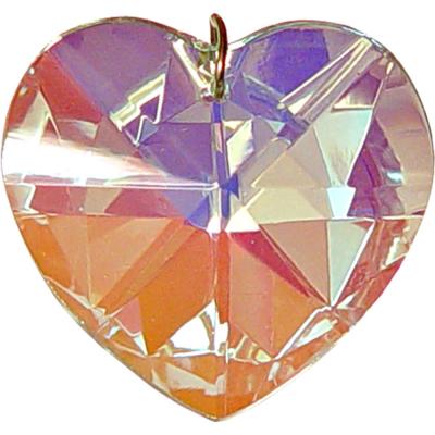 Aurora Borealis Heart Crystal - Lighten Up Shop