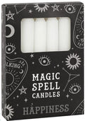 White Spell Candles - Happiness - Lighten Up Shop