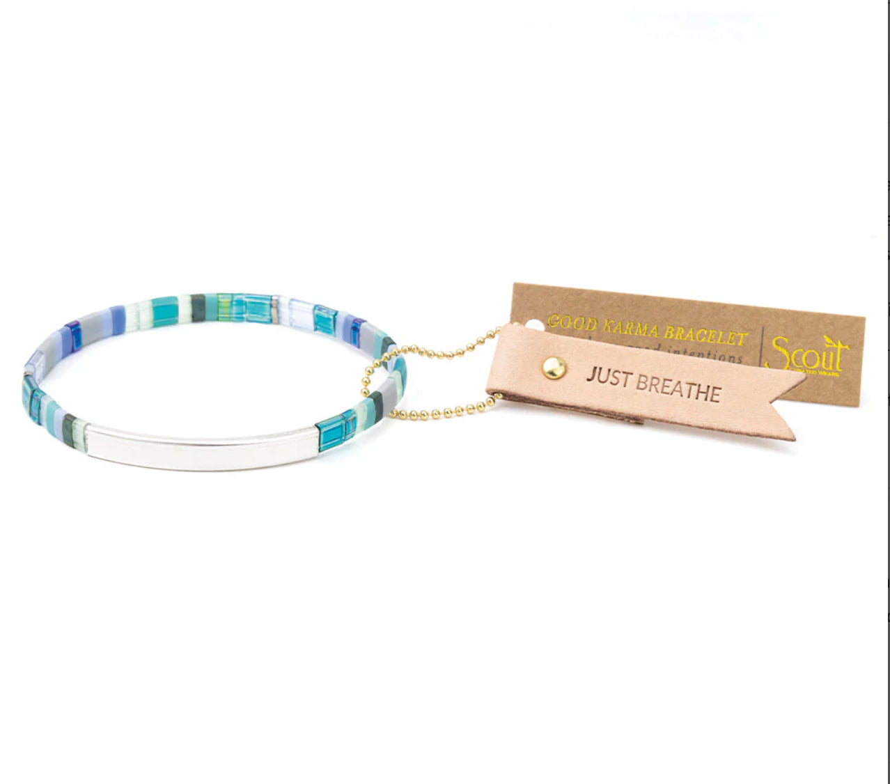 Good Karma Miyuki Bracelet - Just Breathe - Lighten Up Shop