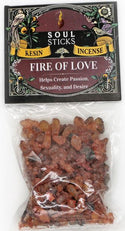 Resin Incense Fire of Love - Lighten Up Shop