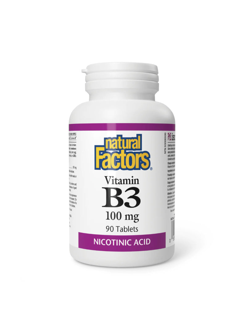 Vitamin B3 100mg - 90 Tablets - Lighten Up Shop