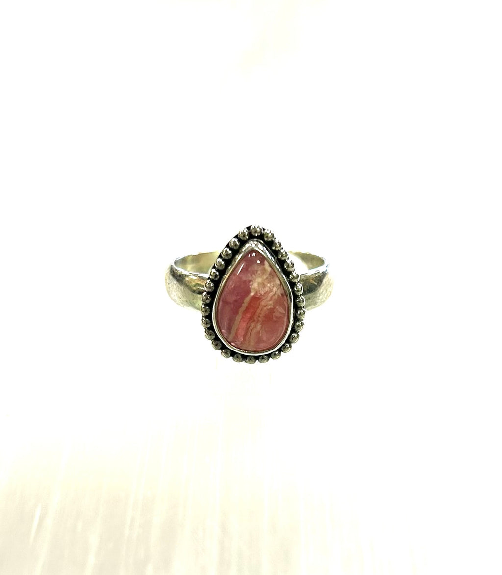 Rhodochrosite Ring ($58) - Lighten Up Shop