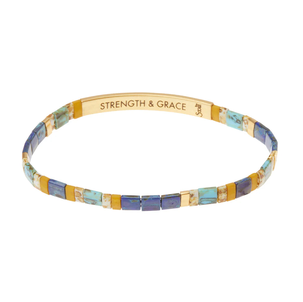Good Karma Miyuki Bracelet - Strength & Grace - Lighten Up Shop