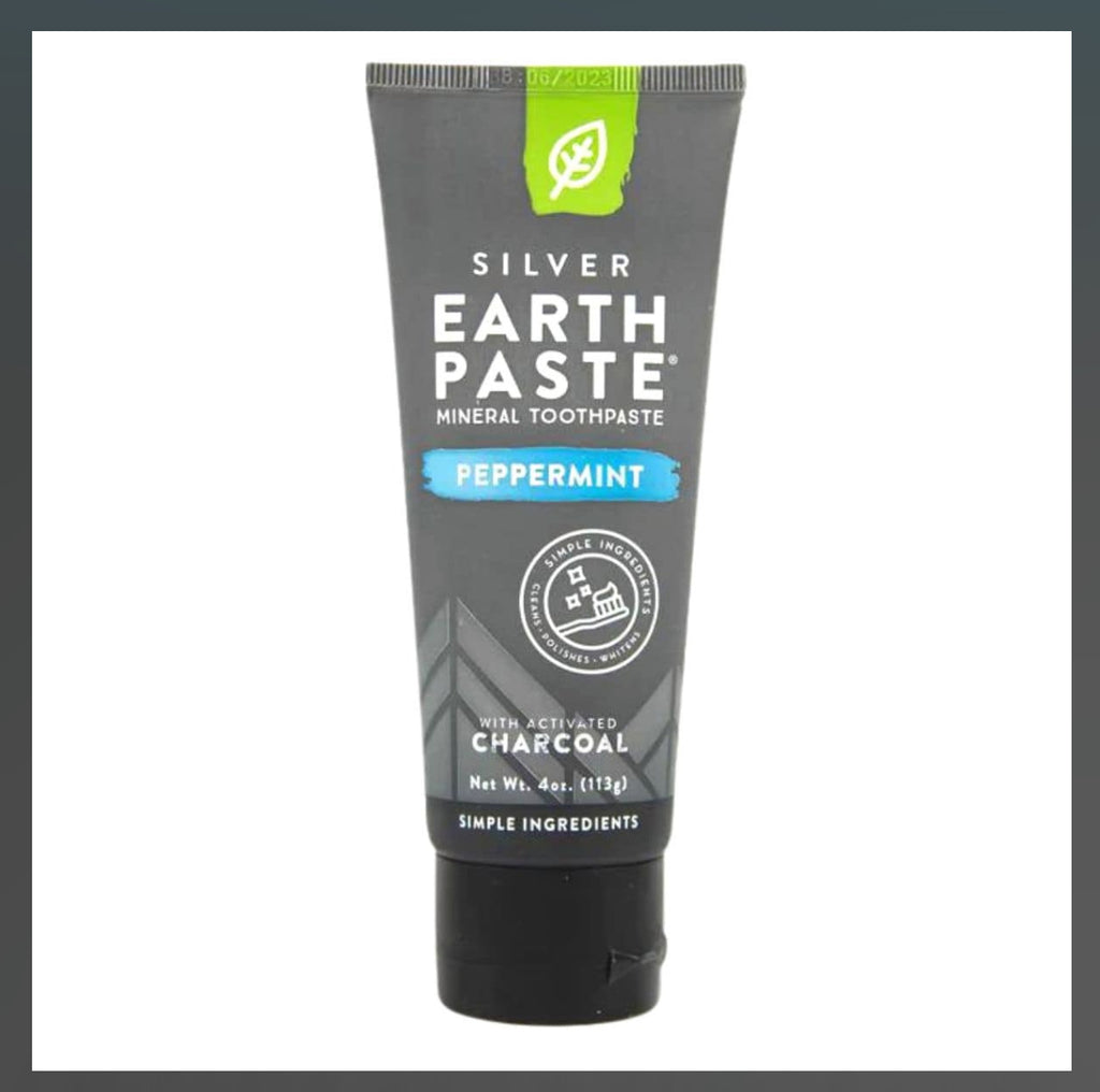 Silver Earth Paste with Activated Charcoal 113g - Lighten Up Shop