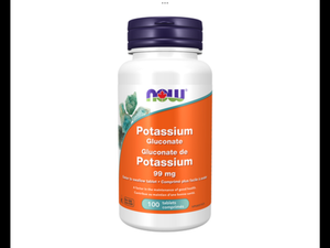 Potassium Gluconate 99mg 100 tablets - Lighten Up Shop