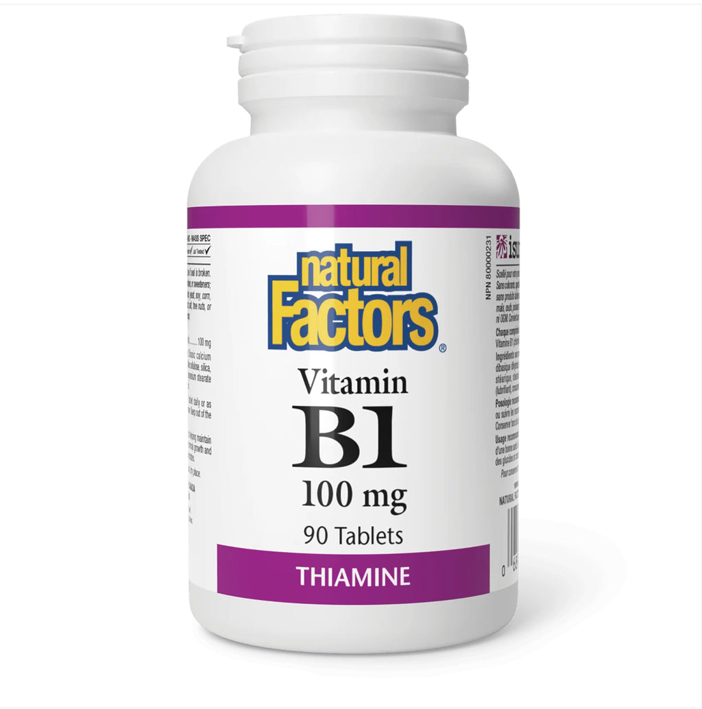 Vitamin B1 100mg - 90 Tablets - Lighten Up Shop