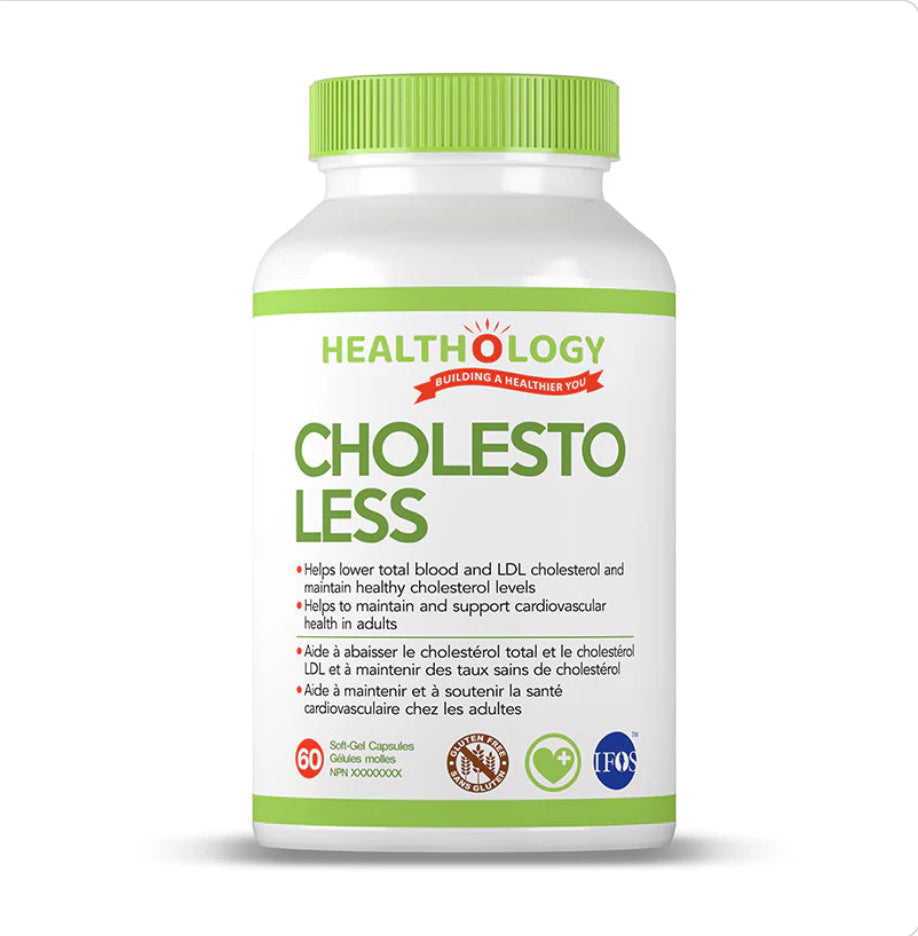 Healthology Cholesto-Less - 60 Capsule - Lighten Up Shop