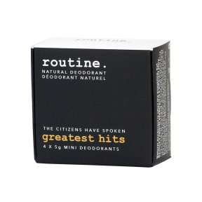 Routine Deodorant - Greatest Hits (4 x 5g mini) - Lighten Up Shop