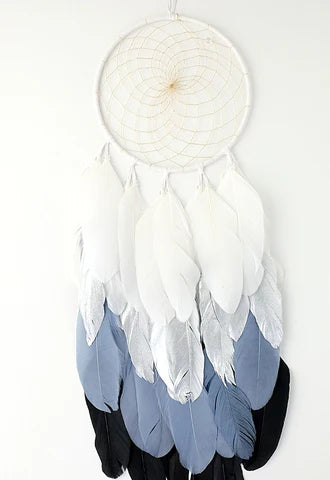 6” Ombré Dreamcatcher - Grey - Lighten Up Shop