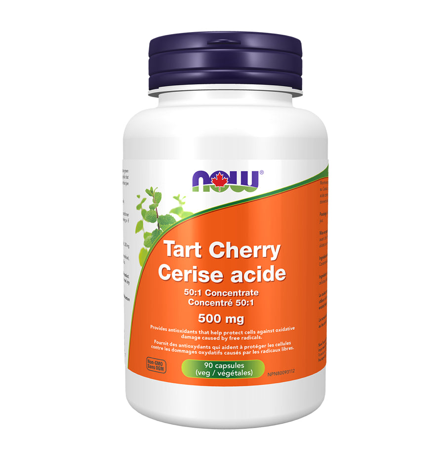 Tart Cherry 50:1 Concentrate 500mg - 90 Capsules - Lighten Up Shop
