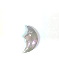 Aura Rose Quartz Moon Face - Lighten Up Shop