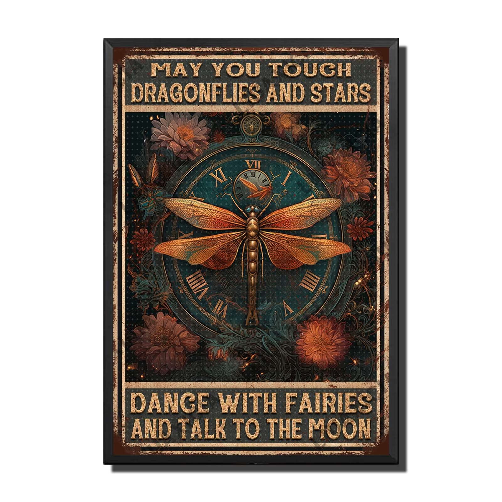 Dance With Fairies Metal Sign - Lighten Up Shop