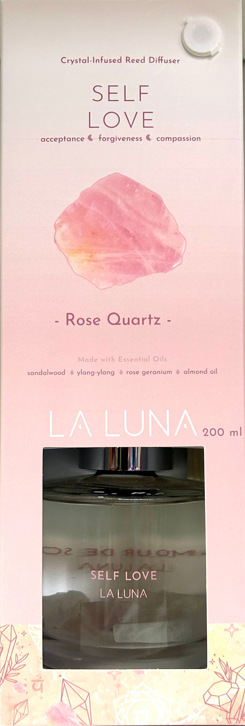 La Luna Crystal Infused Reed Diffuser - Lighten Up Shop