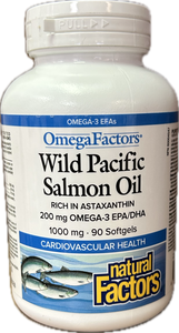 Wild Pacific Salmon Oil 1000mg - 90 Softgels