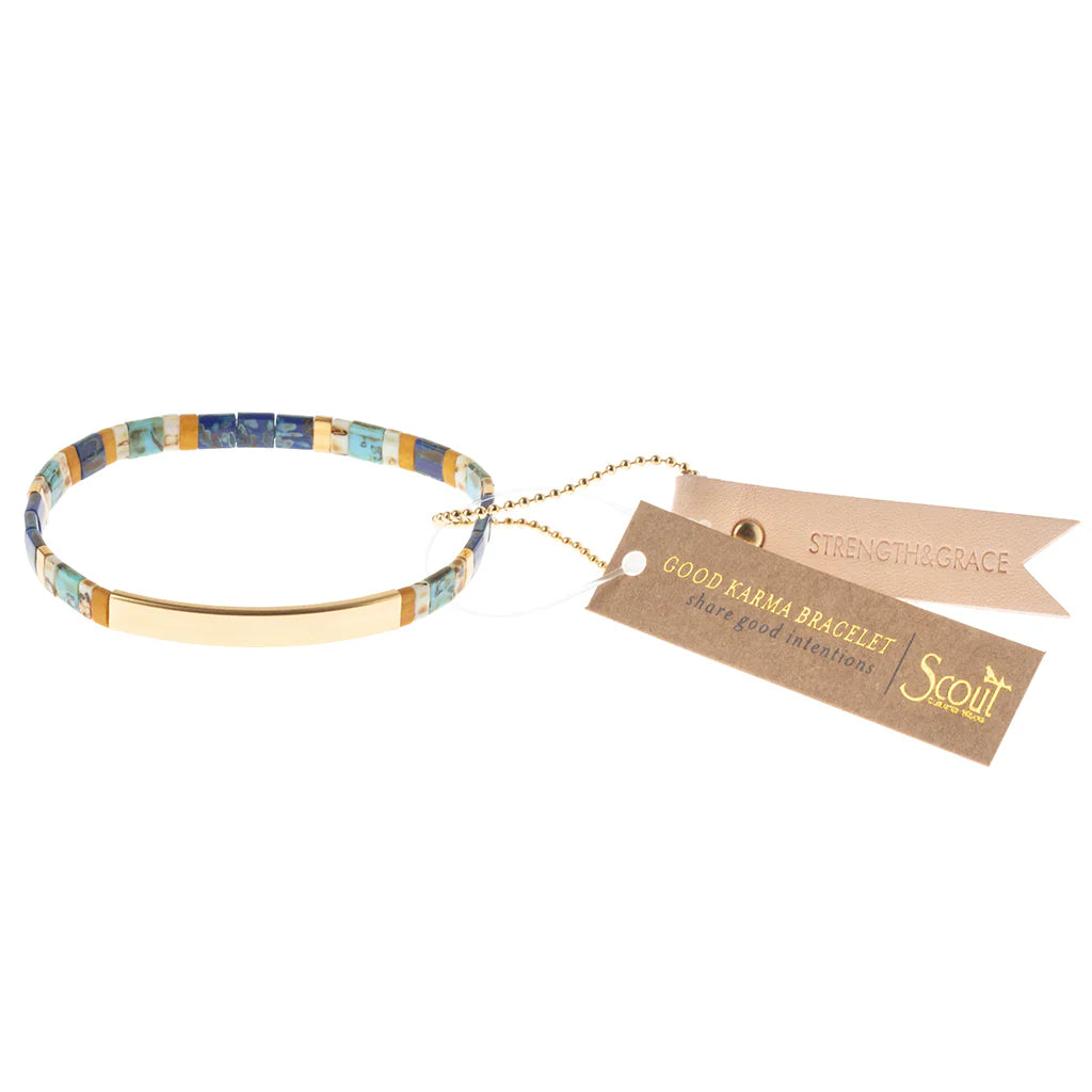 Good Karma Miyuki Bracelet - Strength & Grace - Lighten Up Shop
