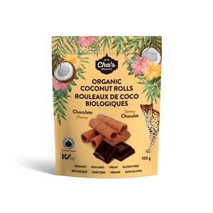 Cha’s Organic Coconut Rolls - Chocolate - Lighten Up Shop