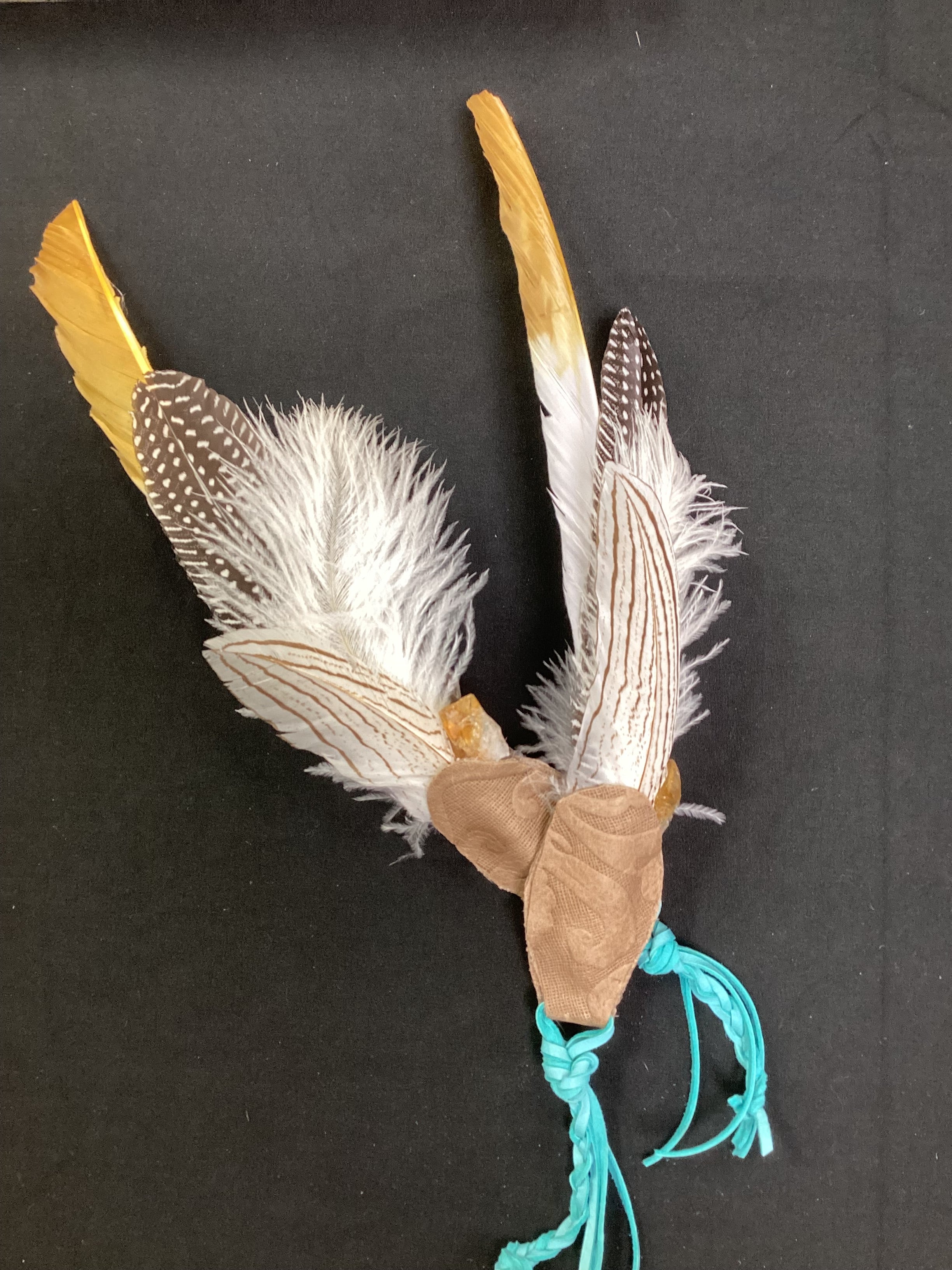 Crystal Smudging Feathers - Lighten Up Shop