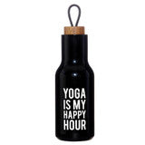 Yoga Is My Happy Hour Waterbottle - Lighten Up Shop