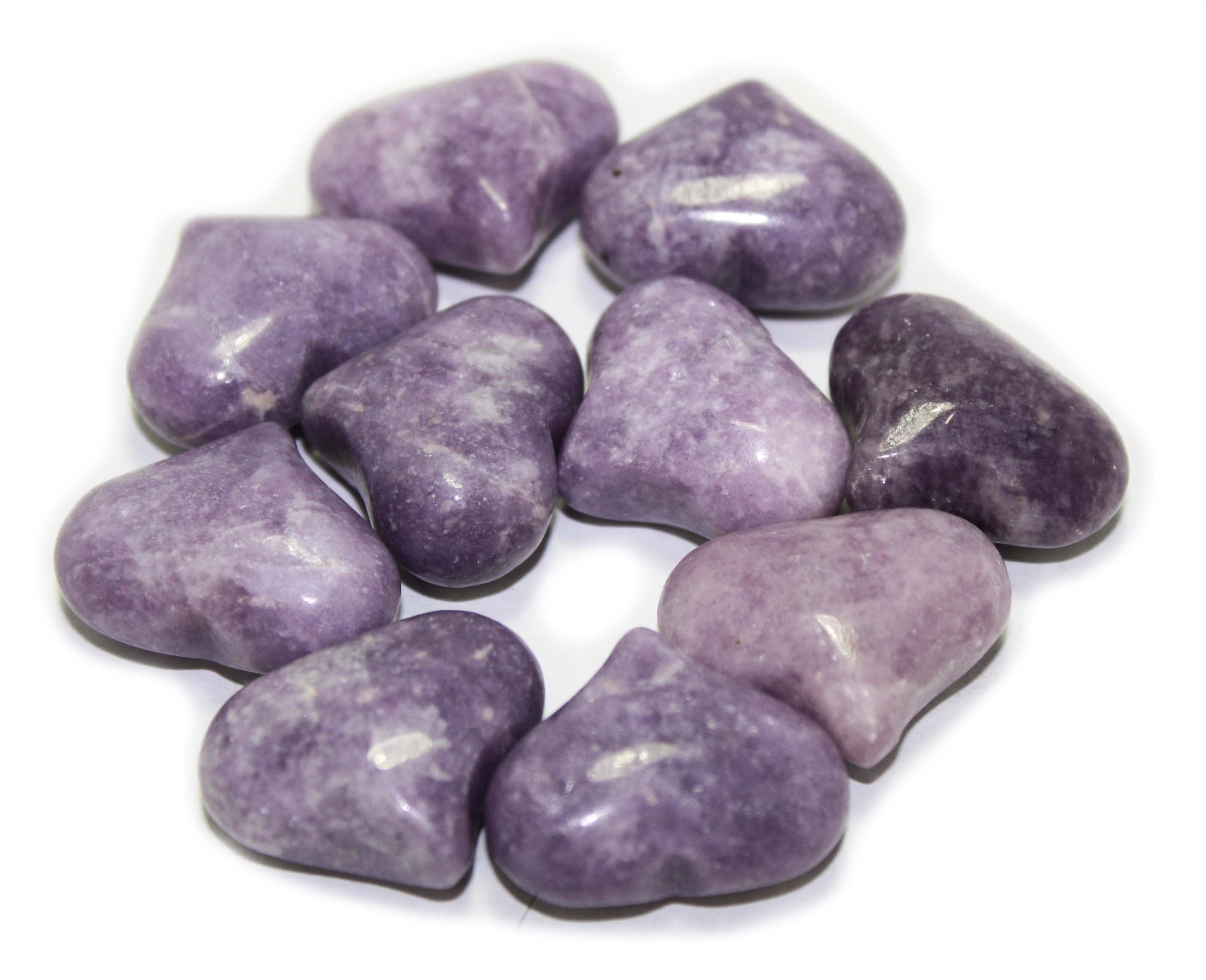 Lepidolite Heart 1”
