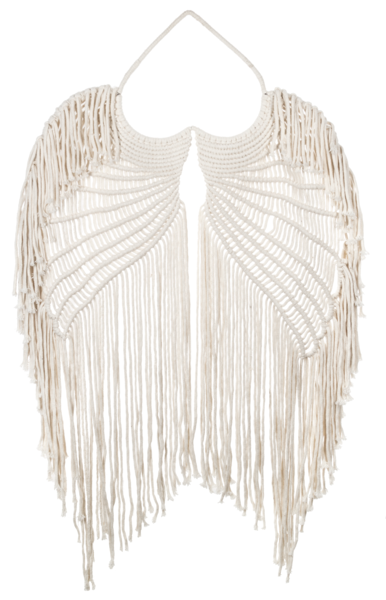 Macrame Angel Wings - Lighten Up Shop