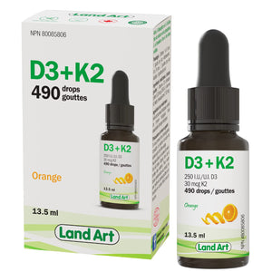 Land Art D3 & K2 Drops 13.5ml - Lighten Up Shop