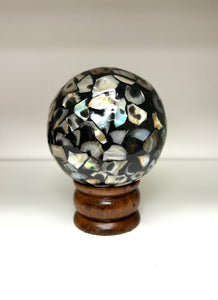 Shell Sphere 3.5” Black - Lighten Up Shop