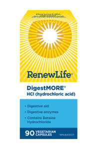 RenewLife DigestMORE HCI - 90 Capsule - Lighten Up Shop