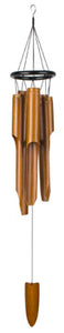 Black Ring Bamboo Windchimes
