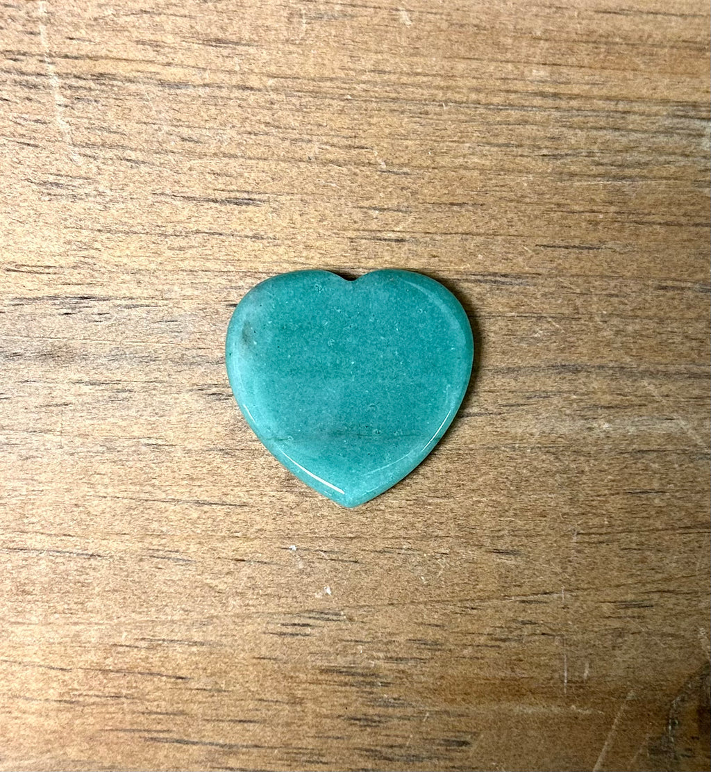 Green Aventurine Heart Worry Stone - Lighten Up Shop