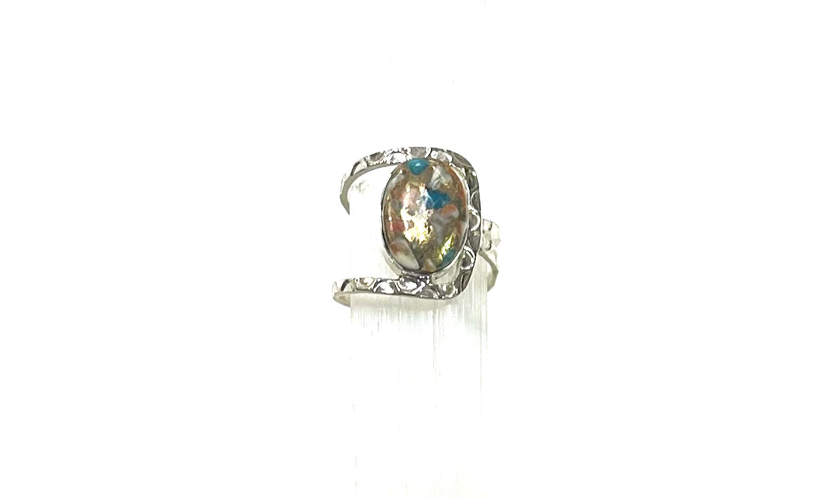 Oyster Turquoise Ring ($65) - Lighten Up Shop