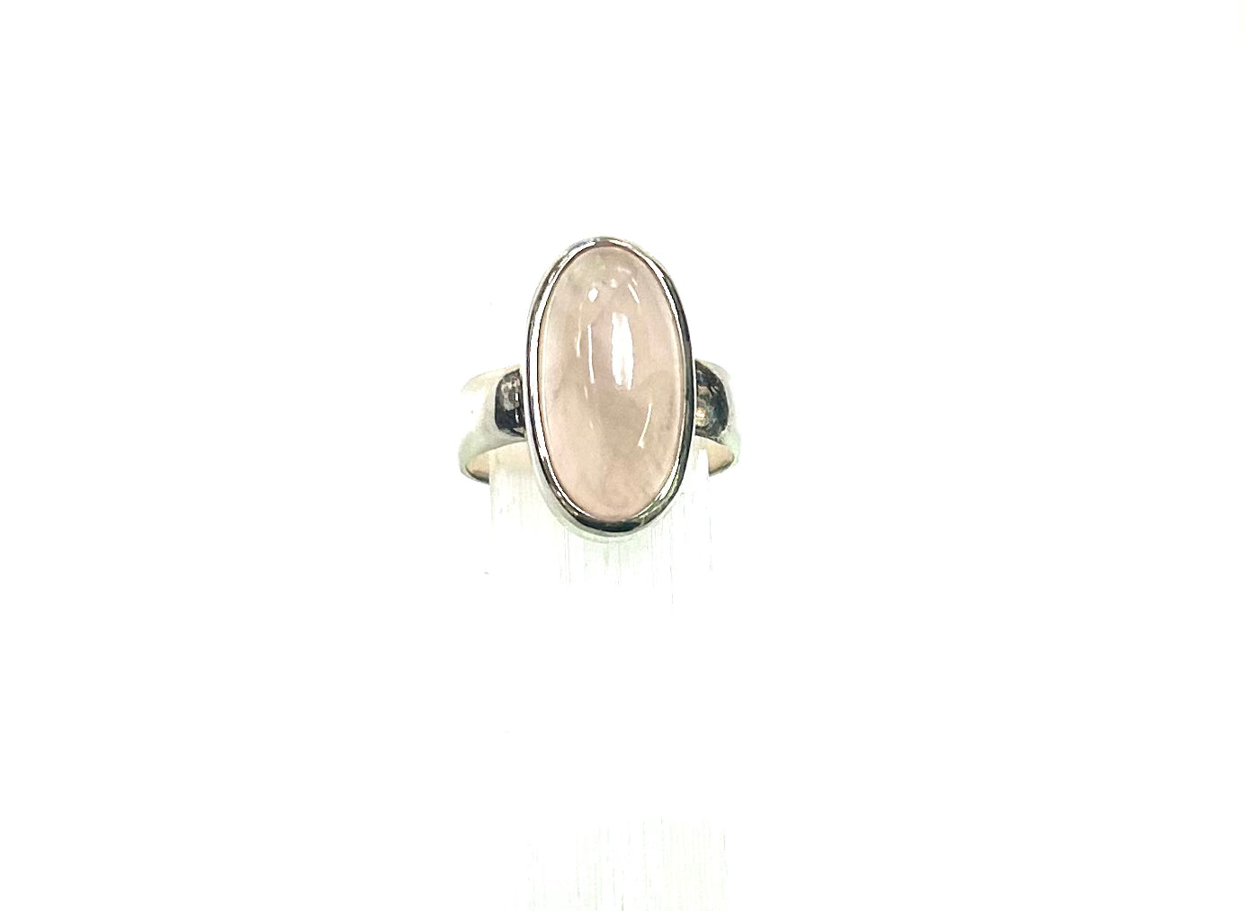 Rose Quartz Ring ($65) - Lighten Up Shop