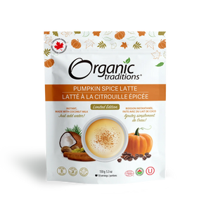Organic Traditions Pumpkin Spice Latte 150g - Lighten Up Shop