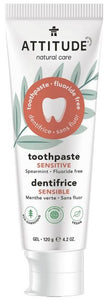 Attitude Sensitive Toothpaste -Spearmint - Lighten Up Shop