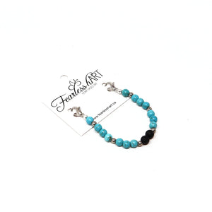 Fearless Hart Crystal Bracelet (to go with FH leather patch) - Lighten Up Shop