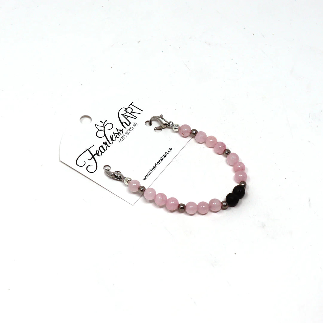 Fearless Hart Crystal Bracelet (to go with FH leather patch) - Lighten Up Shop