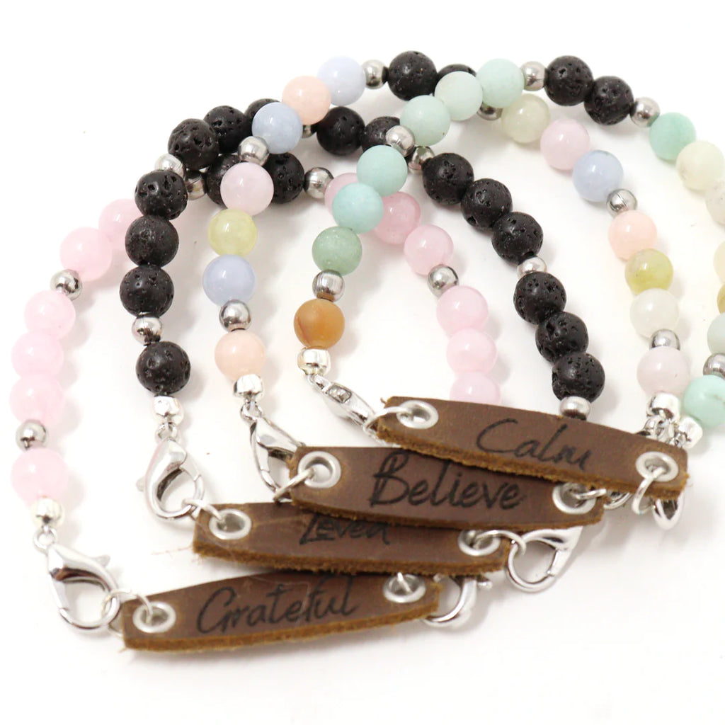 Fearless Hart Crystal Bracelet (to go with FH leather patch) - Lighten Up Shop