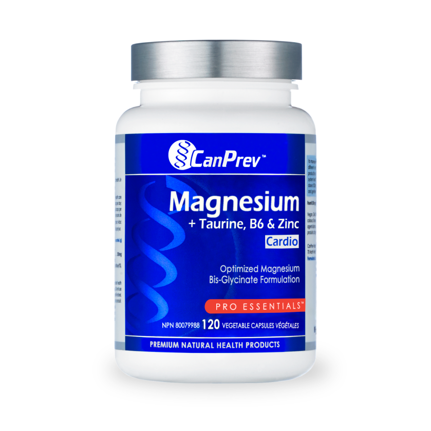 CanPrev Magnesium Cardio (+Taurine, B6 & Zinc) 120 Capsule - Lighten Up Shop