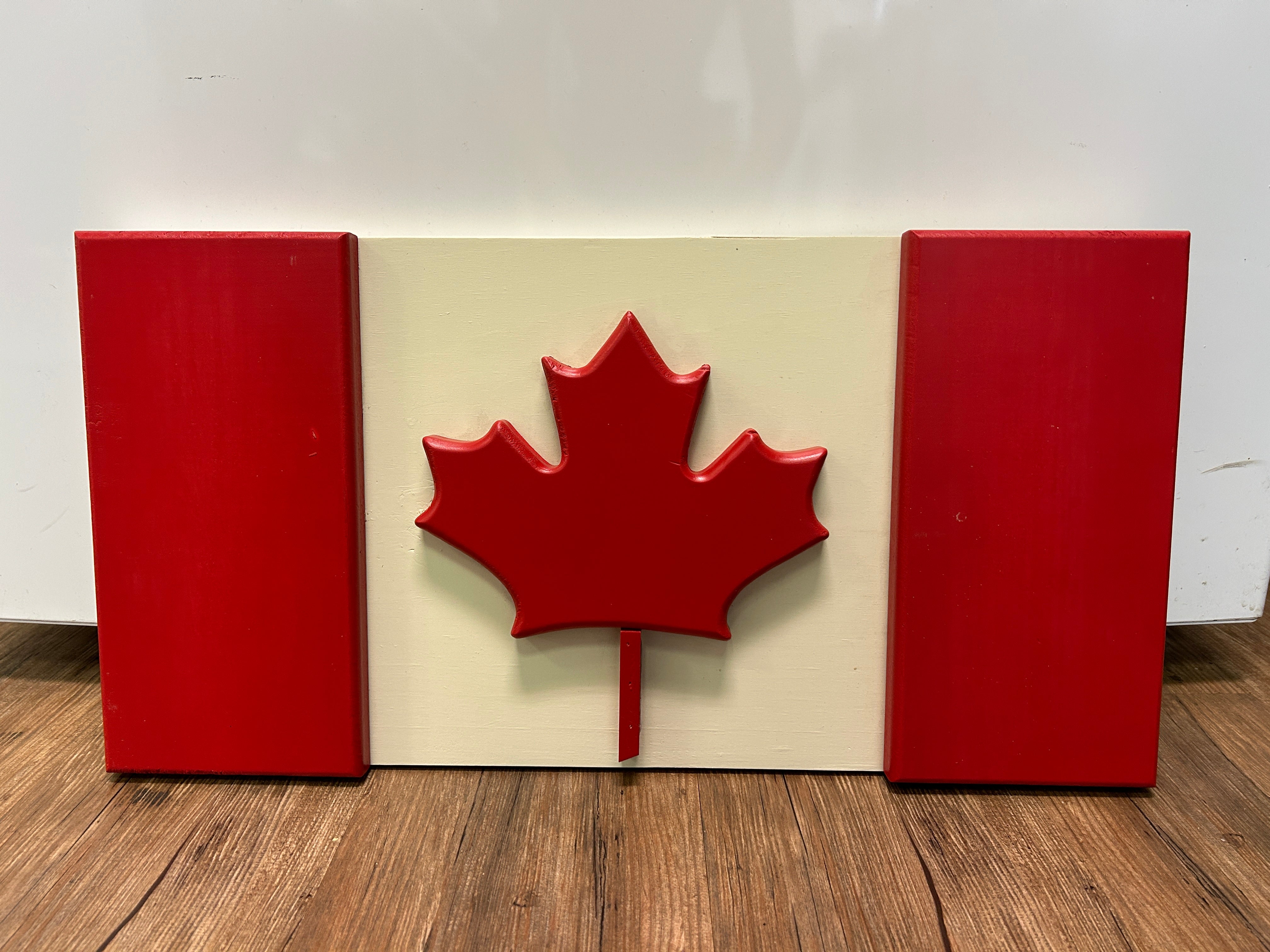 Canada Flag Wooden Sign - Lighten Up Shop