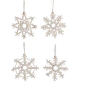 Macrame Snowflake - Lighten Up Shop
