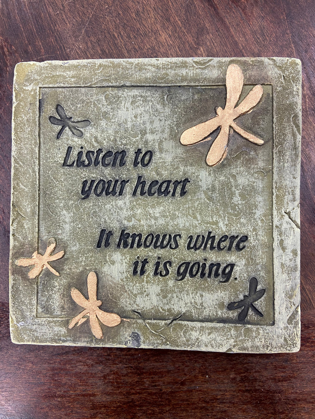 Listen to Your Heart Plaque - Lighten Up Shop