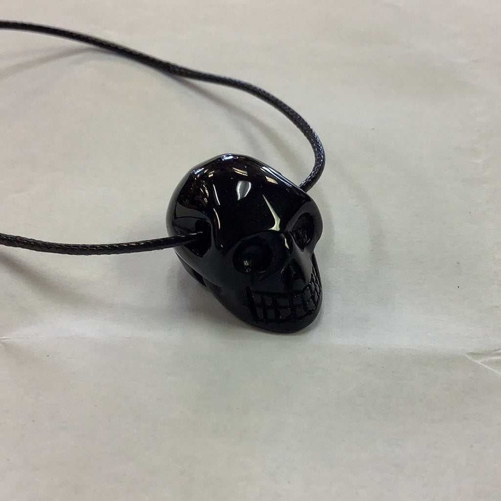 Black Obsidian Pendant & Necklace - Lighten Up Shop