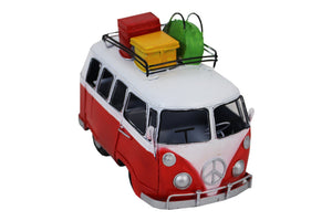 VW Bus Metal Red - Lighten Up Shop