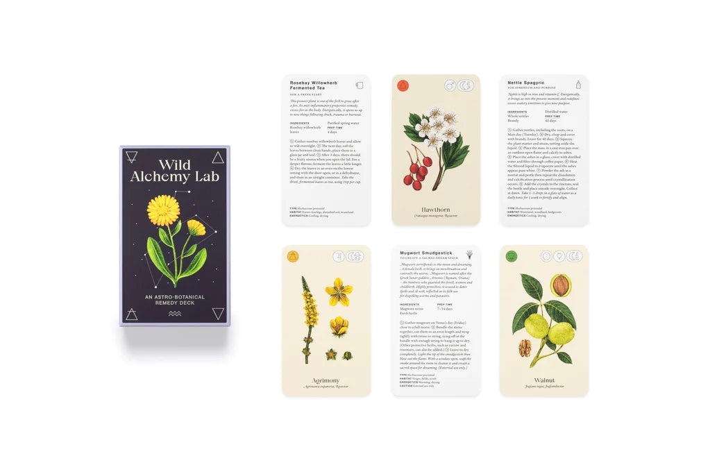 Wild Alchemy Lab - An Astro-Botanical Remedy Deck - Lighten Up Shop