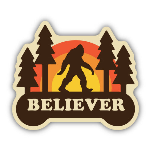 Sasquatch Believer Sticker - Lighten Up Shop