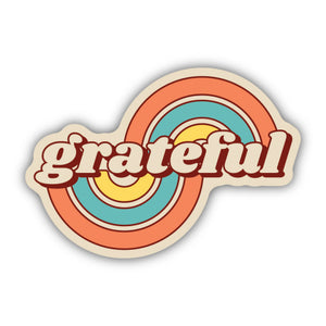 Grateful Arcs Sticker - Lighten Up Shop