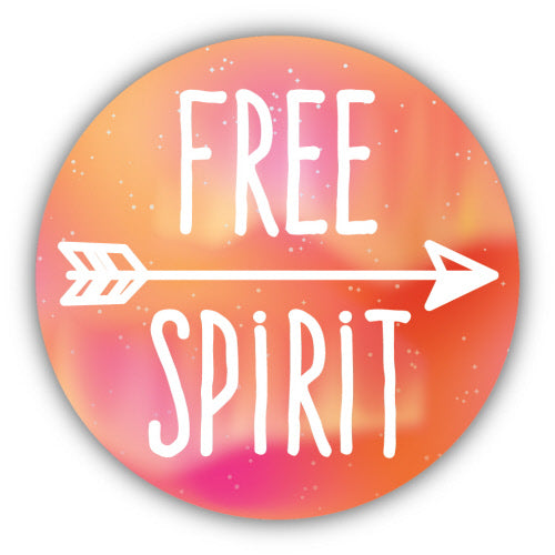 Free Spirit Arrow Sticker - Lighten Up Shop